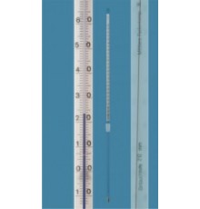 Термометр Amarell на шлифе NS 14,5/23, -10...+250/1°C, глубина погружения 127 мм (Артикул D262414-FL)