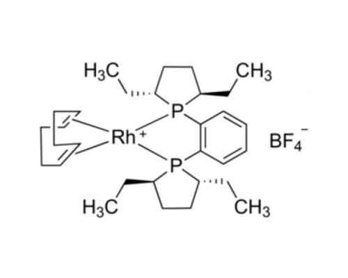 1,2-бис((2R,5R)-2,5-диэтилфосфоlano)бензол(циклооктадиен)родия(I) тетрафторборат, 97%, Acros Organics, 100мг