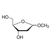 1-O-метил-2-дезокси-D-рибозу, 96%, Alfa Aesar, 1 г
