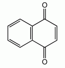 1,4-нафтохинон, 99%, содержит до 6% вода, Acros Organics, 100г