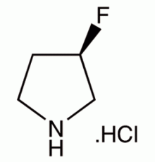 (R) - (-) - 3-фторпирролидин гидрохлорид, 97%, Alfa Aesar, 1 г