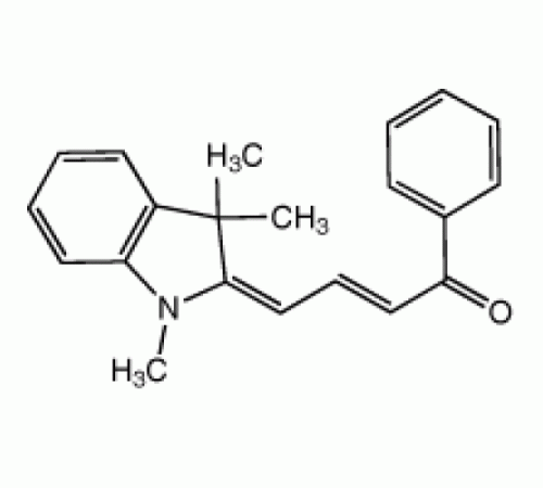 (2E, 4E) -1-фенил-4- (1,3,3-триметил-2-индолинилиден) -2-бутен-1-он, 95%, Alfa Aesar, 5 г