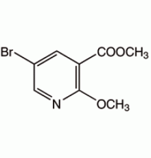Метиловый эфир 5-бром-2-метоксиникотинат, 97%, Alfa Aesar, 250 мг