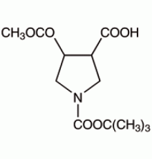 1-Вос-4- (метоксикарбонил) пирролидин-3-карбоновой кислоты, 96%, Alfa Aesar, 1г