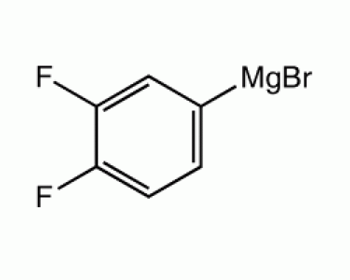 3,4-дифторфенилмагния бромид, 0.5M р-р в THF, AcroSeал®, Acros Organics, 100мл