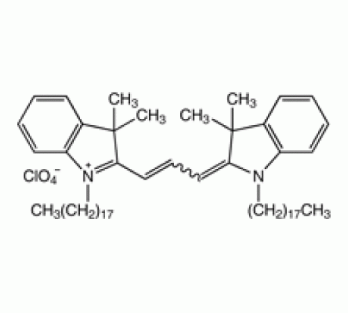 1,1'-Диоктадецил-3,3,3 ', 3'-тетраметилиндокарбоцианин перхлорат Биореагент, подходящий для флуоресценции, 98,0% (ТСХ) Sigma 42364