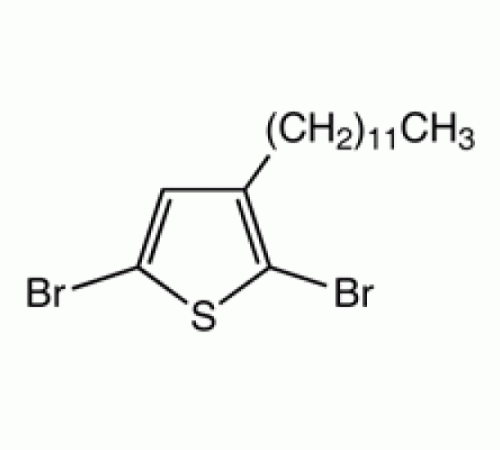 2,5-дибром-3-н-додецилтиофен, 97%, Alfa Aesar, 1 г