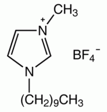 1-н-децил-3-метилимидазолия тетрафторборат, 97%, Alfa Aesar, 5 г