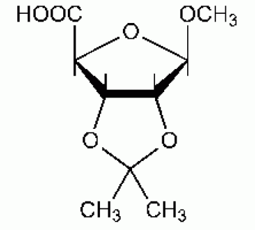 2,3-О-изопропилиден-1-O-метил-D-рибозная кислота, 97%, Alfa Aesar, 250 мг