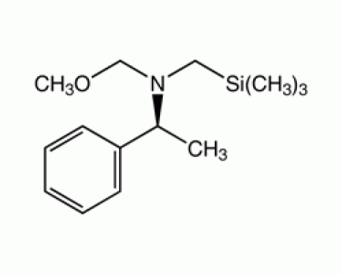 (S) - (-) - N-метоксиметил-N- (триметилсилил) метил-1-фенилэтиламин, тек. 85%, Alfa Aesar, 1г
