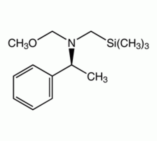(S) - (-) - N-метоксиметил-N- (триметилсилил) метил-1-фенилэтиламин, тек. 85%, Alfa Aesar, 1г