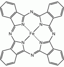 Железо (II) фталоцианин, 96%, Alfa Aesar, 5 г