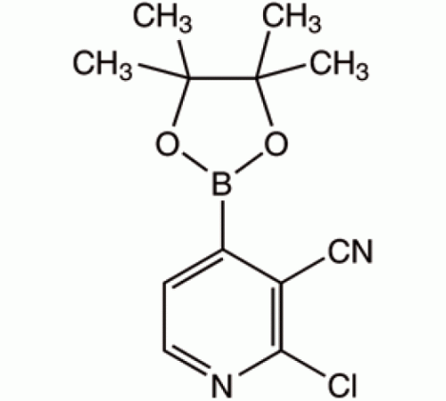 Купить 2-Хлор-3-цианопиридин-4-бороновая кислоты пинакон, 95%, Alfa Aesar, 1г