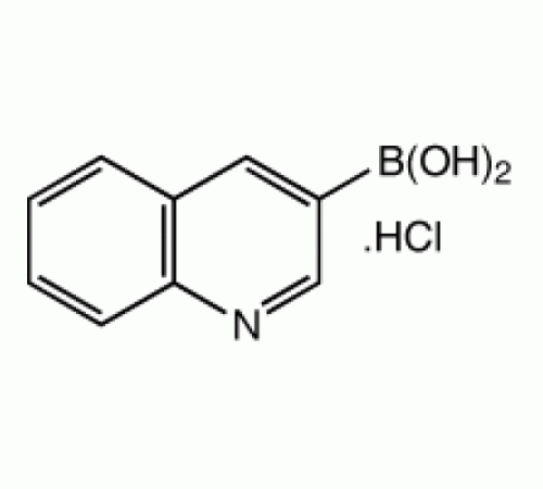 Хинолин-3-бороновой кислоты гидрохлорид, 97%, Alfa Aesar, 1г