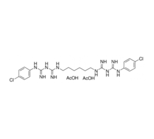 Хлоргексидина диацетатная соль гидрат бис (бигуанид) антимикробное средство Sigma C6143