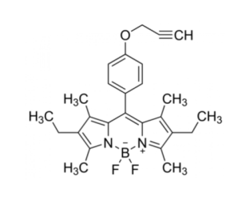 2,6-диэтил-4,4-дифтор-1,3,5,7-тетраметил-8- [4- (2-пропинилокси) фенилβ4-бора-3a, 4a-диаза-s-индацен для щелчка маркировка Sigma 75452