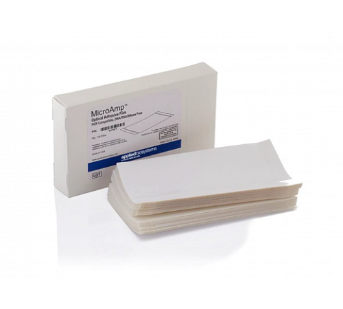 Купить Пленка клейкая, прозрачная, для заклеивания планшетов, MicroAmp Optical Adhesive Film, 100 шт./уп., Thermo FS