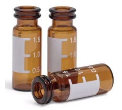 Купить Виалы из темного стекла 2мл 10000шт \ уп Флакон, амбр винт по 2мл 100кс 100шт, 5190-9063 Agilent