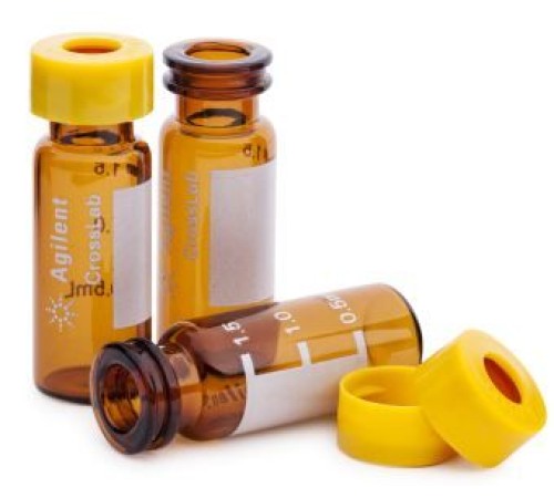 Купить Виалы с защелк. крышкой, темн.стекло 2 мл snap vl ambr redcap PTFE / Si 100pk, 8010-0411 Agilent