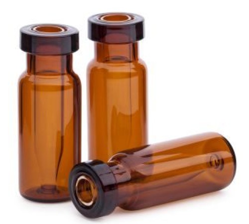 Купить Виалы под обжим.крышку со вставкой, темн. Флакон, обжимной, 300 мкл, с insrt, ambr, 100PK, 5188-6572 Agilent