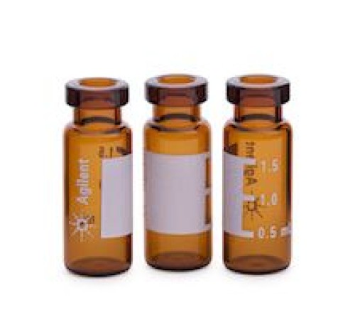 Купить Виалы под обжим / защелк крышки темн. Флакон, обжимной / защелкивающийся, 2 мл, ambr, CE, 100PK, 5183-4619 Agilent