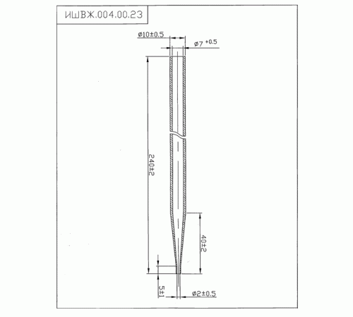 Колонка хроматографическая для концентратомеров КН-2c, КН-2м и КН-3