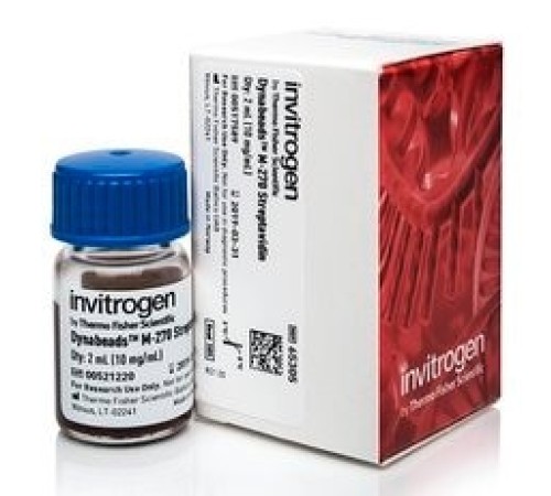 Купить Магнитные частицы, d 2,8 мкм, 10 мл, стрептавидин, Dynabeads М-270, Thermo FS