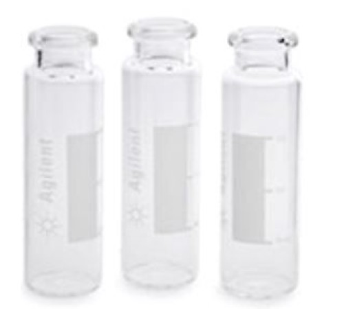 Купить Виалы под обжимную крышку Vial, HS, crimp, RB, 20ml, clr, cert, 100PK, 5183-4474 Agilent