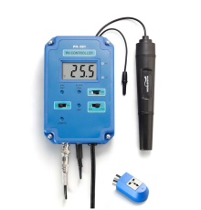 Настенный рН контроллер с управляемым блоком розетки PH-601