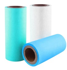 Бумага крепированная для стерилизации стандартная УМК-60 рулон 0,8х200 м синяя-голубая