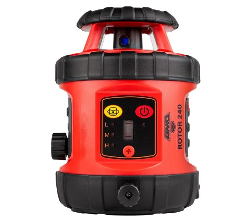 Комплект: ротационный нивелир AMO ROTOR 240 с калибровкой + штатив RGK SH-170 рейка RGK LR-2 приемник RGK LD-88