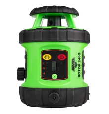 Ротационный нивелир AMO ROTOR 240G с калибровкой с зеленым лучом