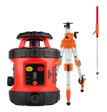 Комплект: ротационный нивелир AMO ROTOR 240 + штатив рейка