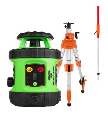 Комплект: ротационный нивелир AMO ROTOR 240G + штатив рейка приемник