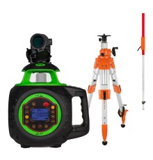 Комплект: ротационный нивелир AMO ROTOR 600G с калибровкой + штатив RGK SH-170 рейка RGK LR-2