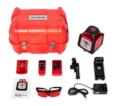Ротационный нивелир RGK SP-100 с калибровкой
