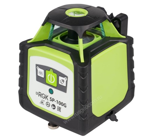 Ротационный нивелир RGK SP-100G с калибровкой