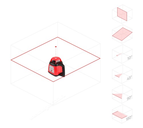 Ротационный нивелир RGK SP-100 с калибровкой