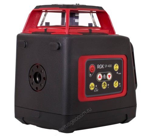 Купить Комплект: ротационный нивелир RGK SP-400 с калибровкой + элевационный штатив RGK SH-170