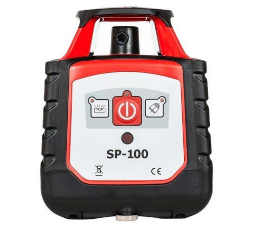 Комплект: ротационный нивелир RGK SP-100 с калибровкой + элевационный штатив RGK SH-170 + рейка RGK LR-2 + дальномер RGK DL100