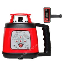 Комплект: ротационный нивелир RGK SP-310 с калибровкой + миллиметровый приёмник излучения RGK LD-88