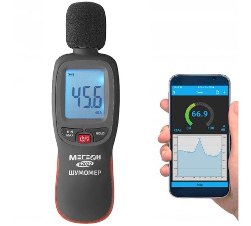 Купить Шумомер МЕГЕОН 92022 с Bluetooth