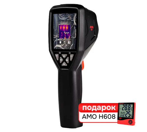 Купить Комплект тепловизора AMO T822 с поверкой и термогигрометра AMO H608
