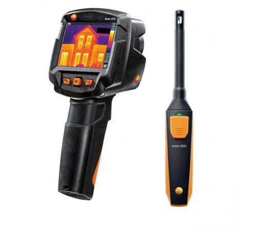 Купить Комплект тепловизора Testo 872 и смарт-зонда термогигрометра Testo 605i